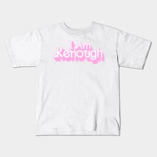 I am Kenough X Classic Pink Kids T-Shirt